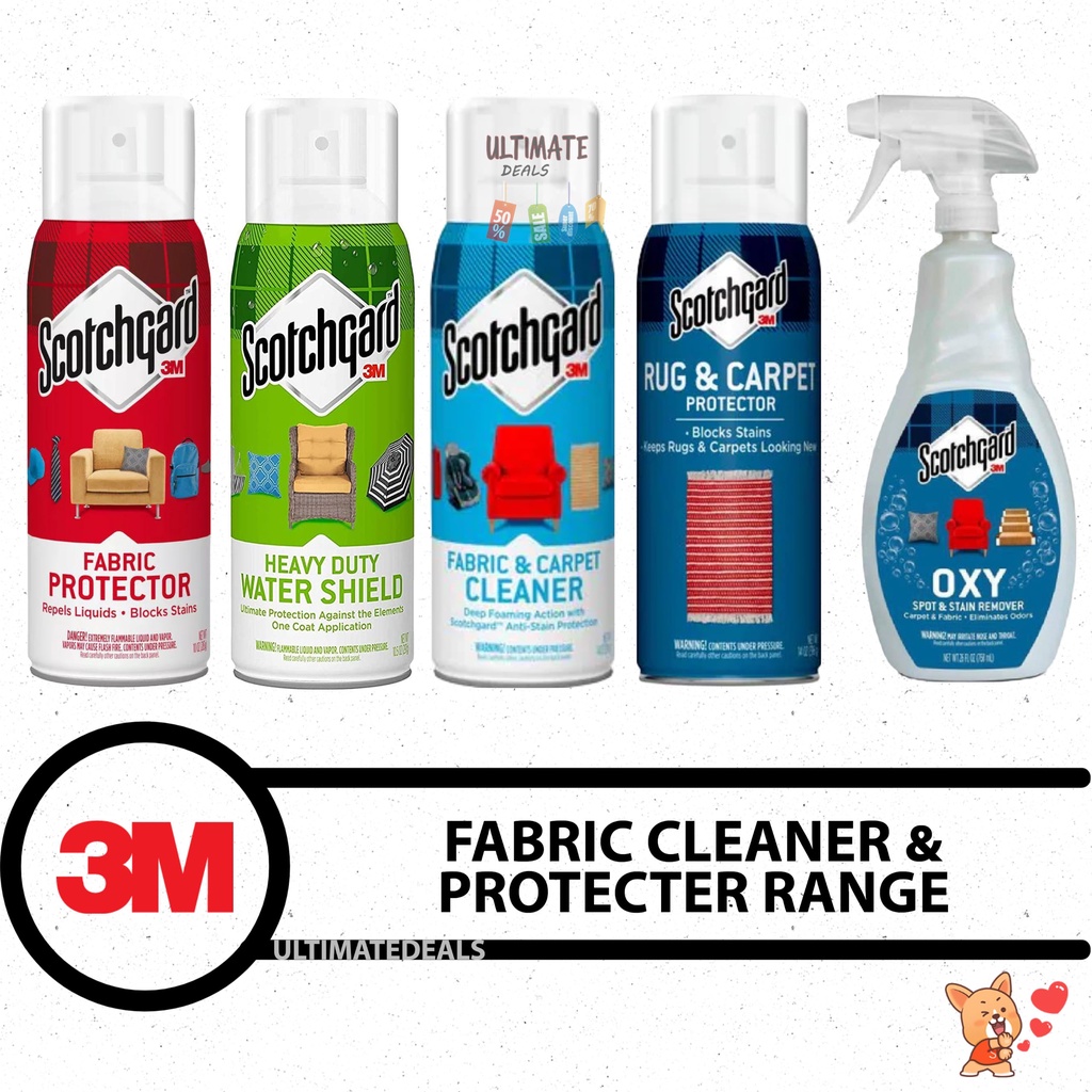 3M ScotchGard™ Fabric And Carpet Cleaner/Protector/OXY Stain Remover