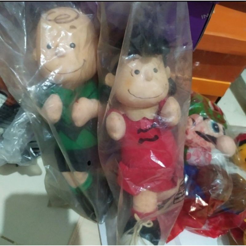 Charlie Brown & Lucy Snoopy Doll The Peanuts Happy Meal Mc Donalds