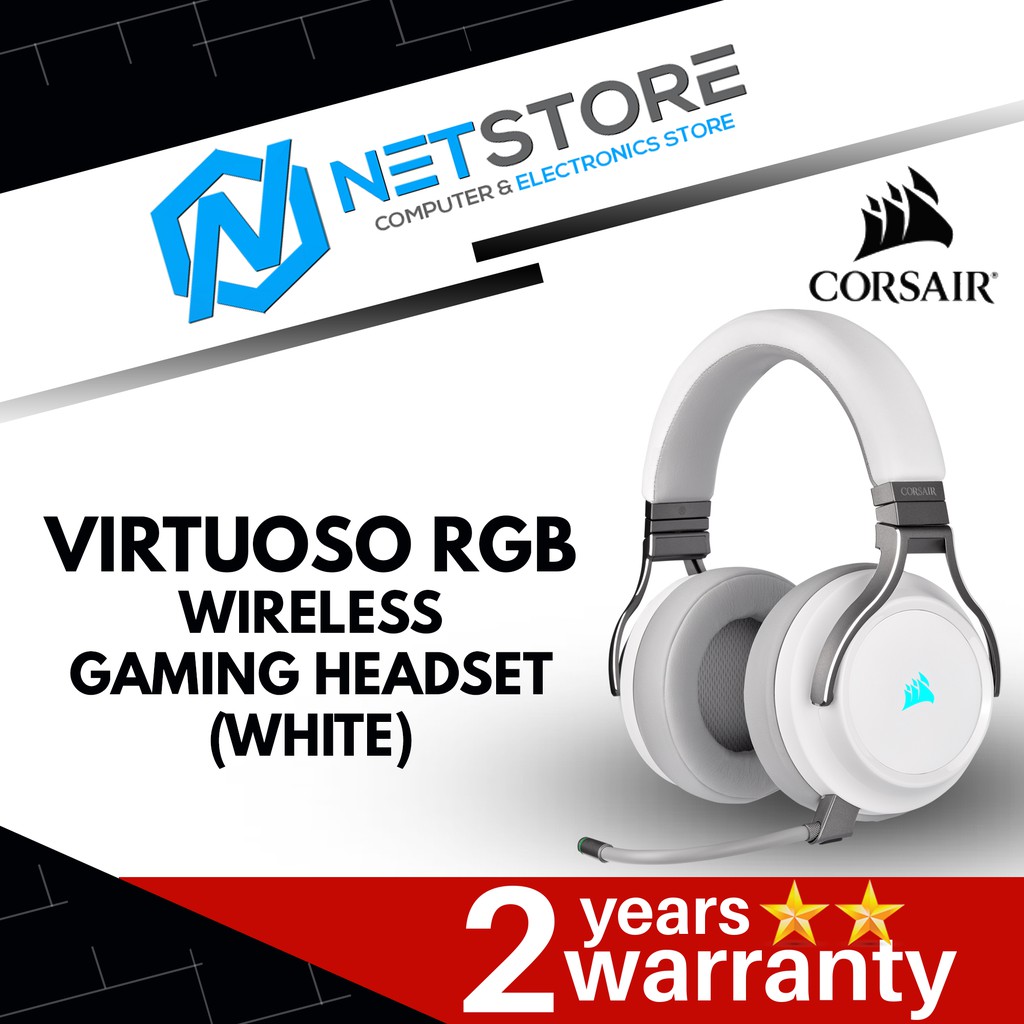 corsair virtuoso rgb white