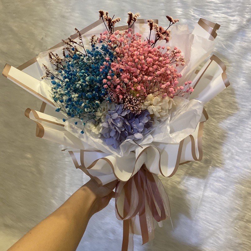 永生花 Preserved Flower Bouquet Shopee Singapore