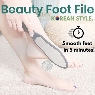 Image of 🔥SG READY STOCK🔥 Korean-Style Dual Side Stainless Steel Dead Skin Foot File