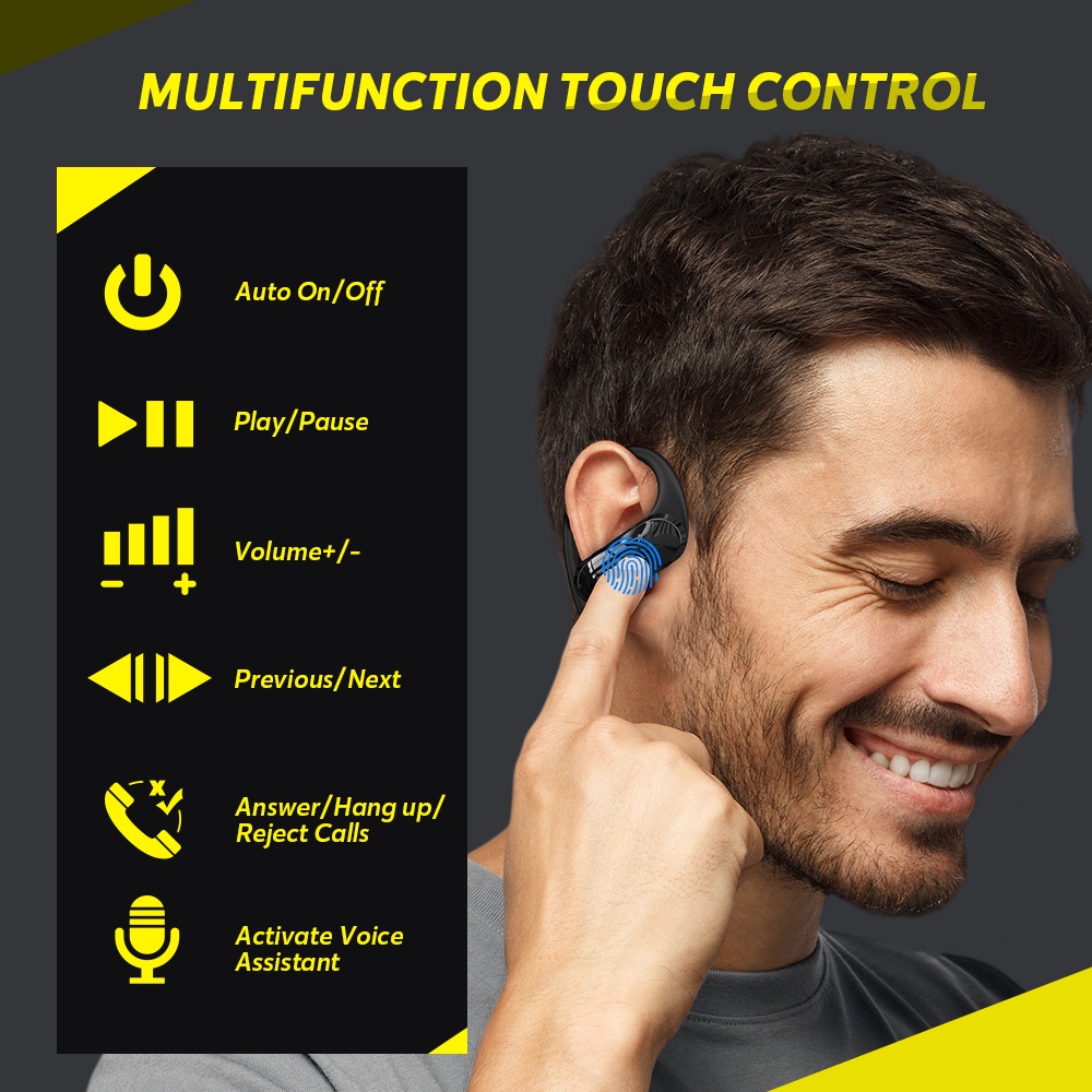 DACOM Athlete L19 TWS Pro Bluetooth Earbuds for Sports Hybrid Driver Earphones True Wireless Stereo Headphones HiFi Waterproof
