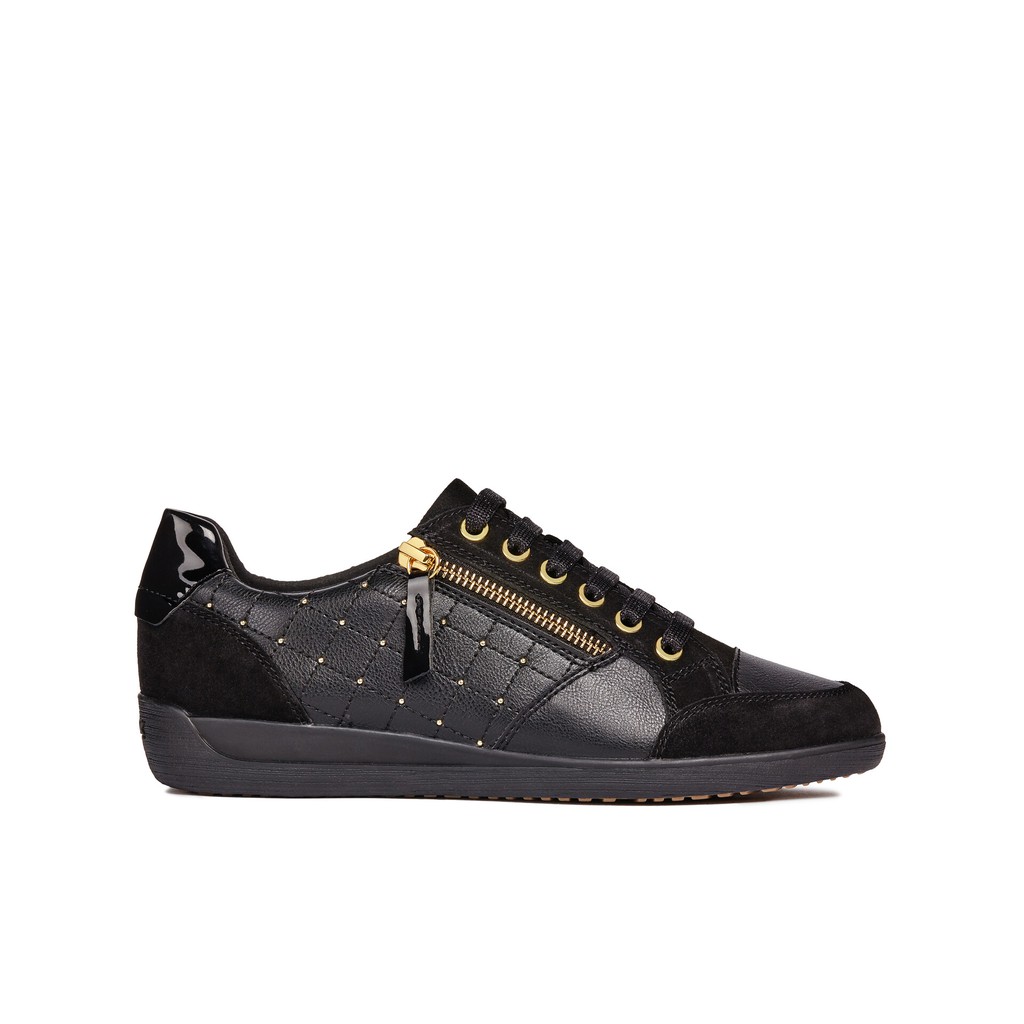 Geox Women Shoes Sneaker D Myria B Black | Shopee Singapore