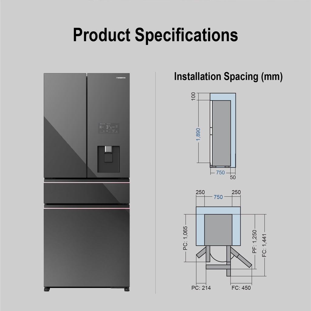 Panasonic Prime+ Edition 4D Refrigerator with PrimeFresh and