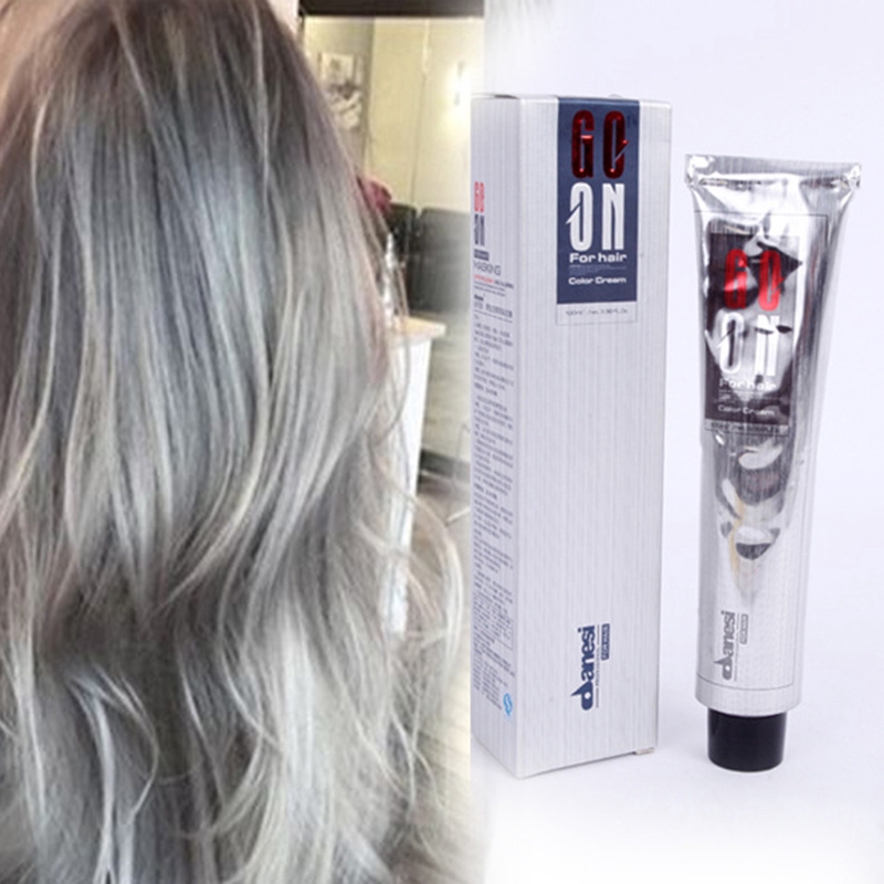 Fashion Hair Cream Unisex Smoky Gray Punk Style Light Grey Silver Permanent Hair  Dye Color Cream Girls Beauty Hair Colors | Shopee Singapore