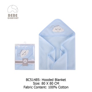 Bebe Comfort Baby Hooded Blanket 80 X 80cm Swaddle Blanket Baby Blanket 100 Cotton Shopee Singapore