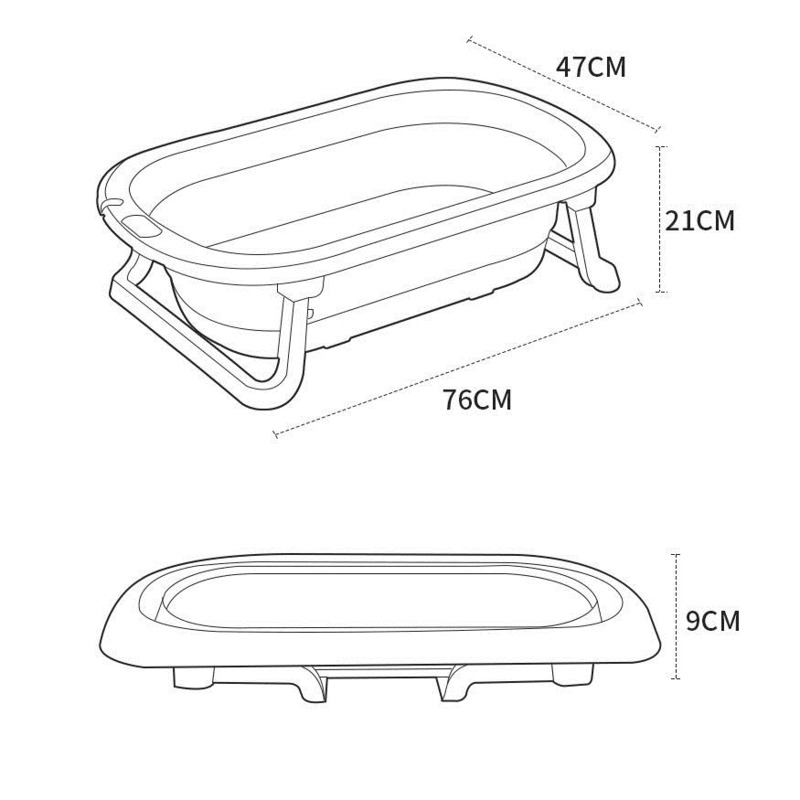 Foldable Baby Bathtub With Temperature Sitting In A Large Tub Household Bath For Children Bath  