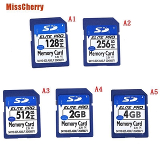 MissCherry 128MB 256MB 512MB 2GB 4GB SD standard card secure digital memory