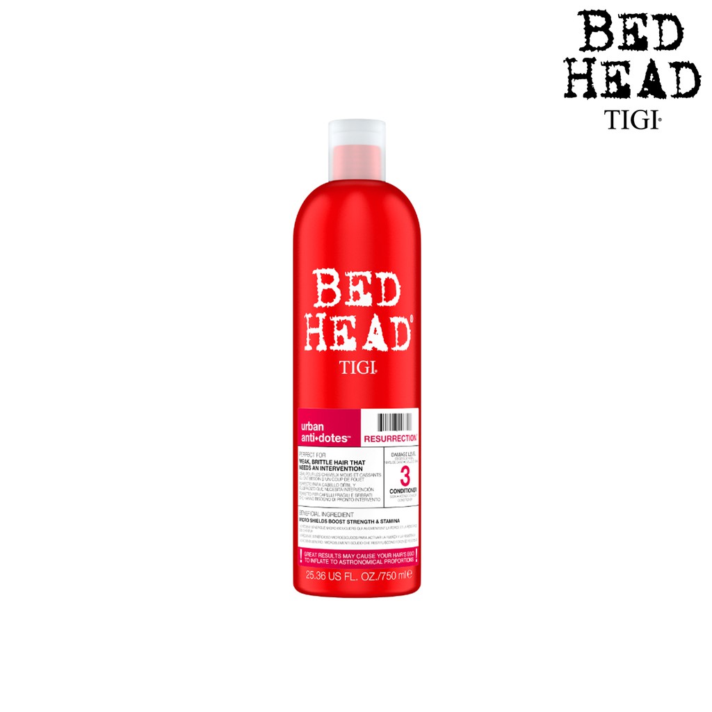 Tigi Bed Head Urban Antidotes Level 3 Resurrection Conditioner 750ml Shopee Singapore