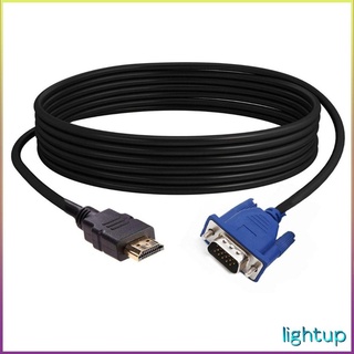 1M HDMI-compatible To VGA Converter Cable Tablet High Resolution Adapter (7.2)
