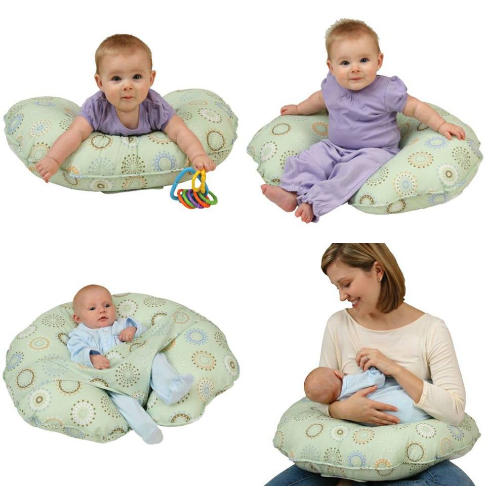 Bnip Leachco Cuddle U Original Nursing Pillow Sunny Circles