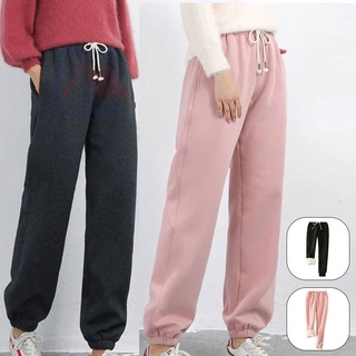 Fleece Trainingsbroek Warm Sweatpants Winter Fashionable Pants for Women Girls