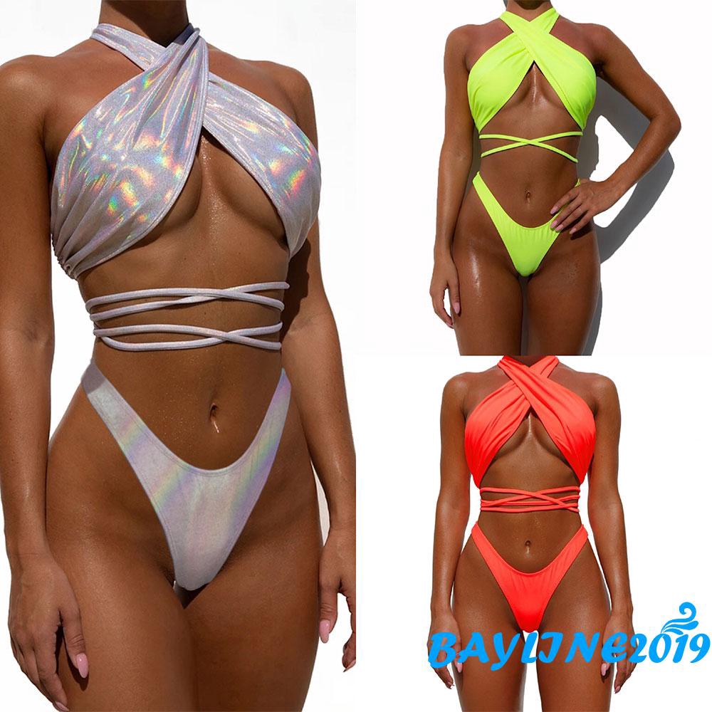 women's high waist bikini