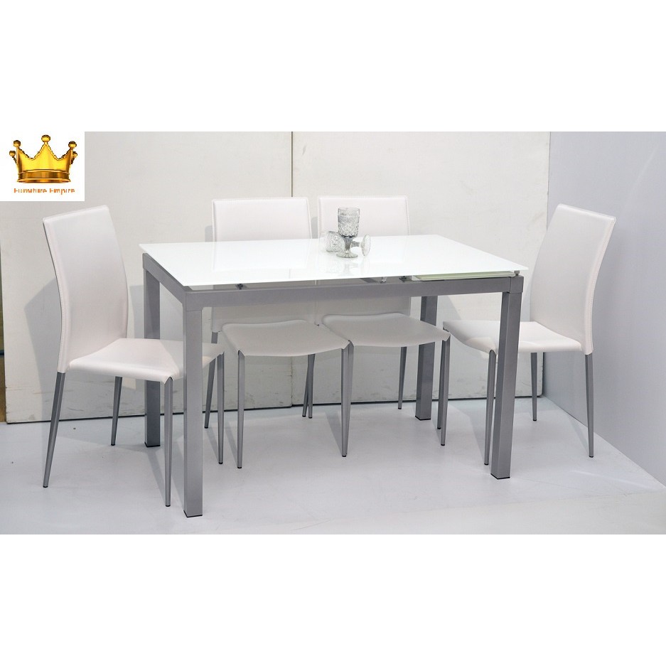 Extendable Tempered Glass Dining Table Singapore - Glass Designs