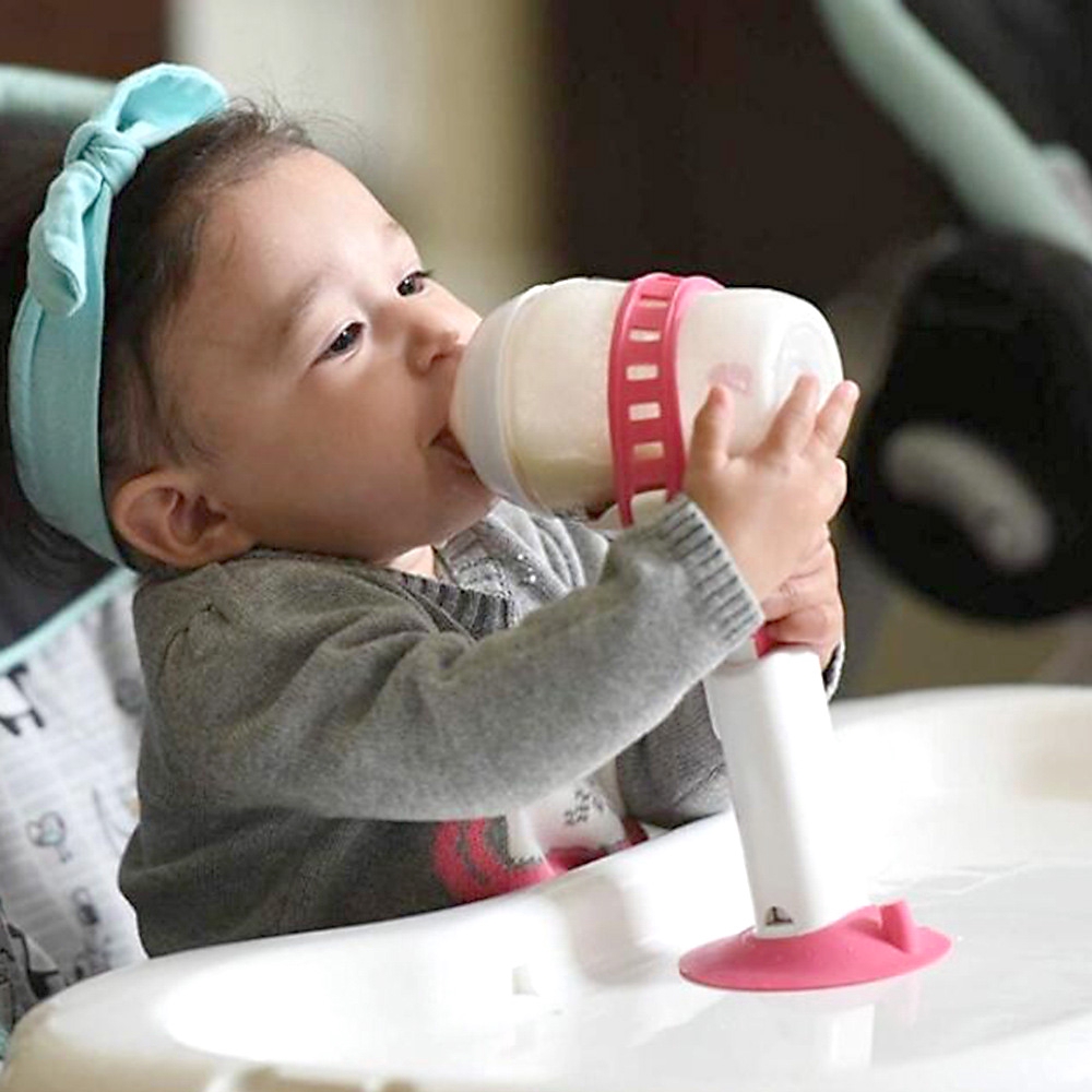 self feeding baby bottle