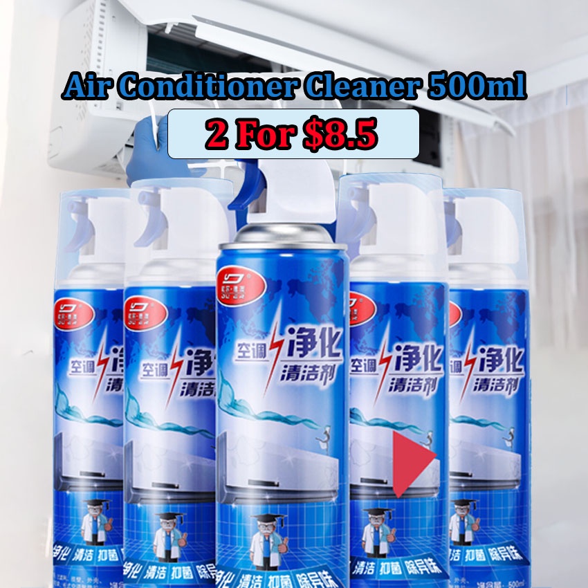 [SG Seller]Aircon Air Conditioner Cleaning Foam Cleaning Agent 500ml Shopee Singapore