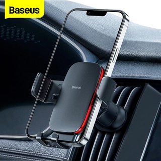 Baseus Car Phone Holder Aircon Vent Gravity Car Mount Metal Age Ⅱ Anti-shake Steel Hook for 4.7-6.7 inch Mobile Phones