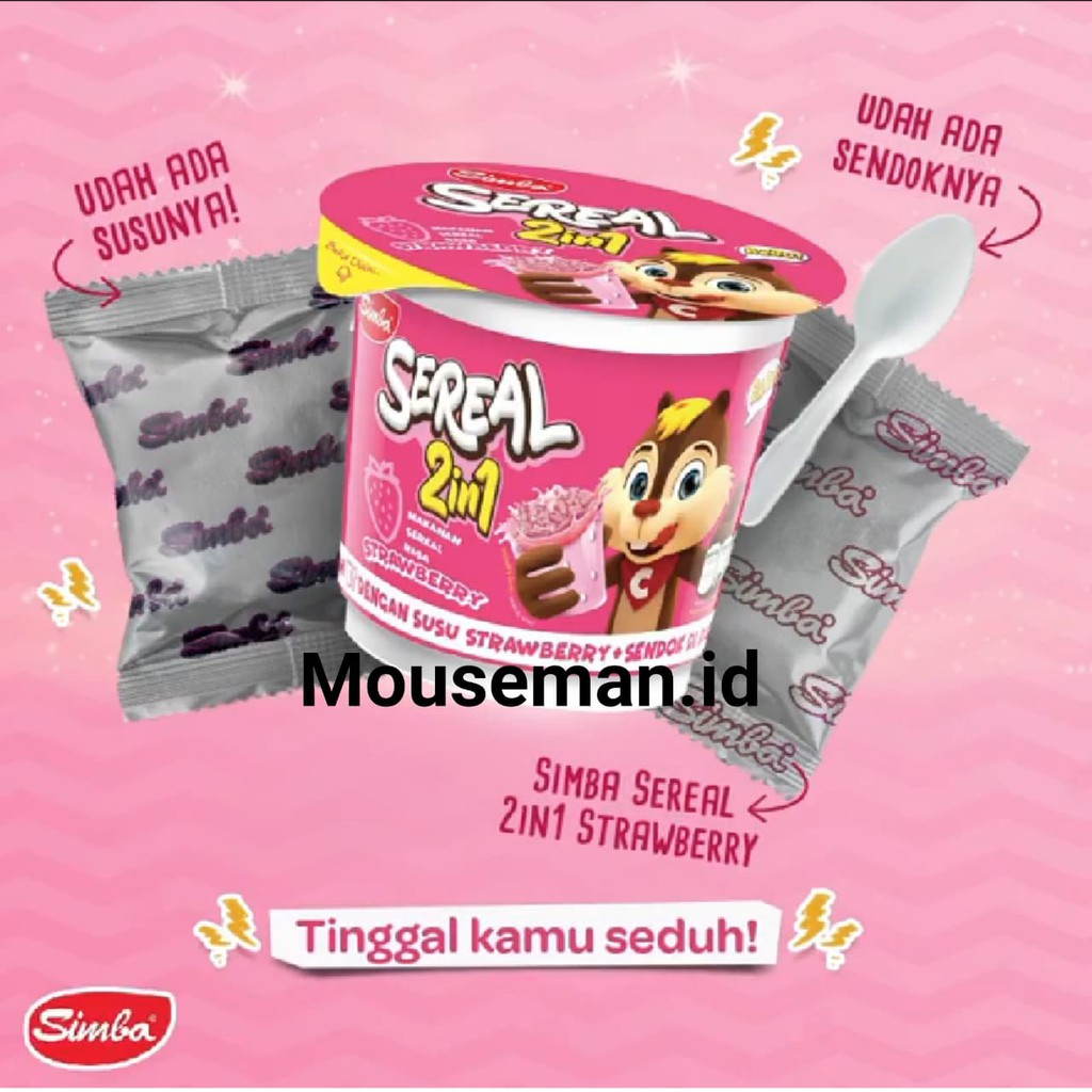 Simba Cereal 2 In 1 Cup 24 Gram Strawberry Shopee Singapore