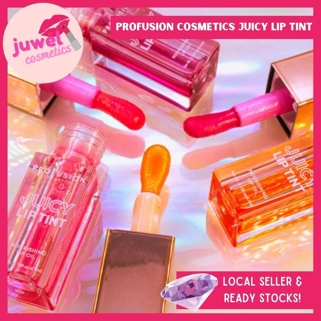 Profusion Cosmetics Juicy Lip Tint (Glossy & Nourishing Lip Oil