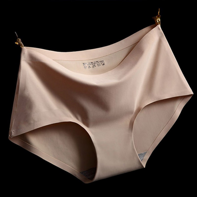 Image of 3pcs Seamless Panties lcesilk Mid-waist Sexy Soft Briefs #6