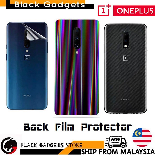 Shop Malaysia Oneplus 3 3t Oneplus 5 5t Oneplus 6 6t Oneplus 7 Oneplus 7 Pro Carbon Clear Matte Aurora Back Screen Protector Shopee Singapore