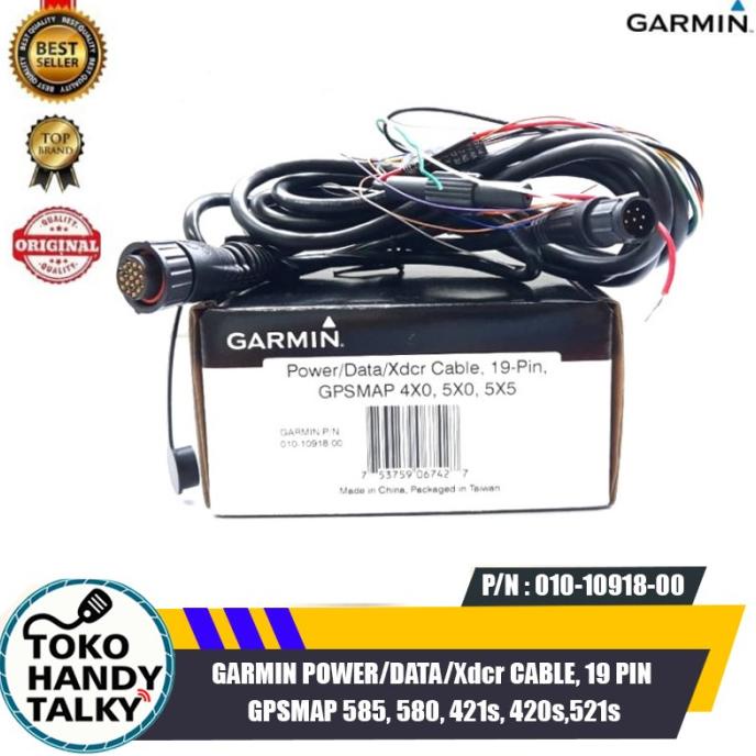 Garmin POWER DATA Xdcr CABLE 19 PIN GPSMAP 585 580 421s 420s 521s