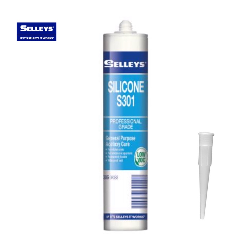 Selleys Silicone S301 Adhesive Sealant Clear White Shopee Singapore