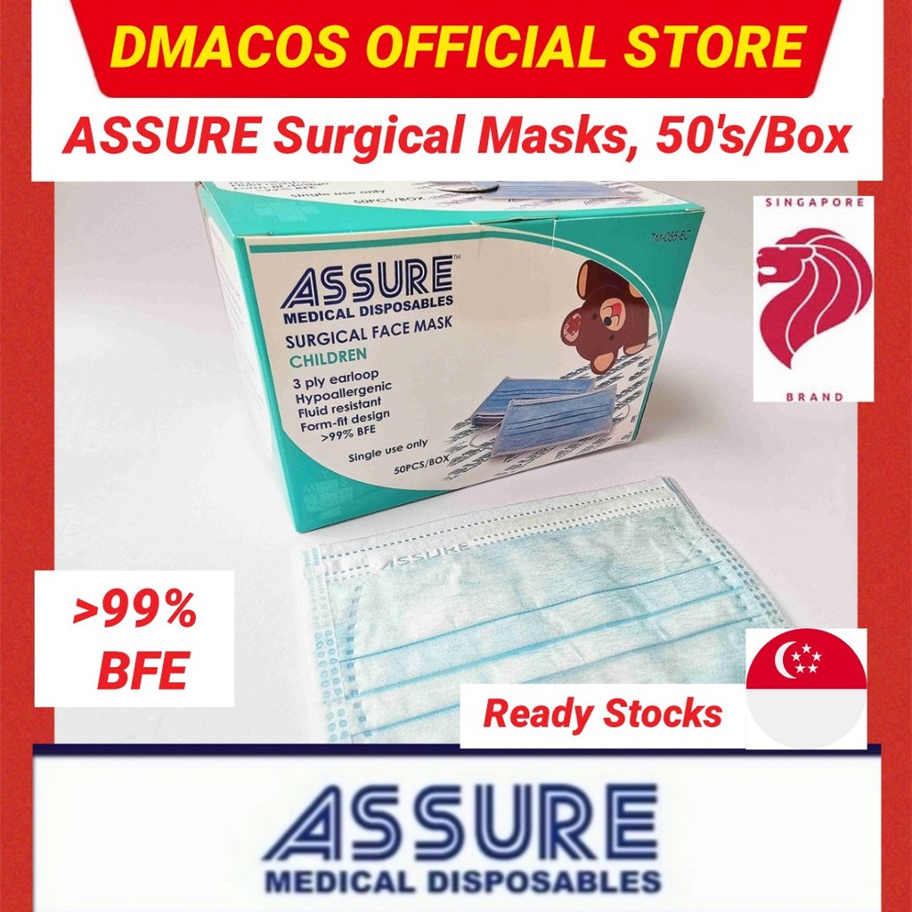 assure-surgical-mask-kids-children-50-s-box-3-ply-earloop-disposable-99