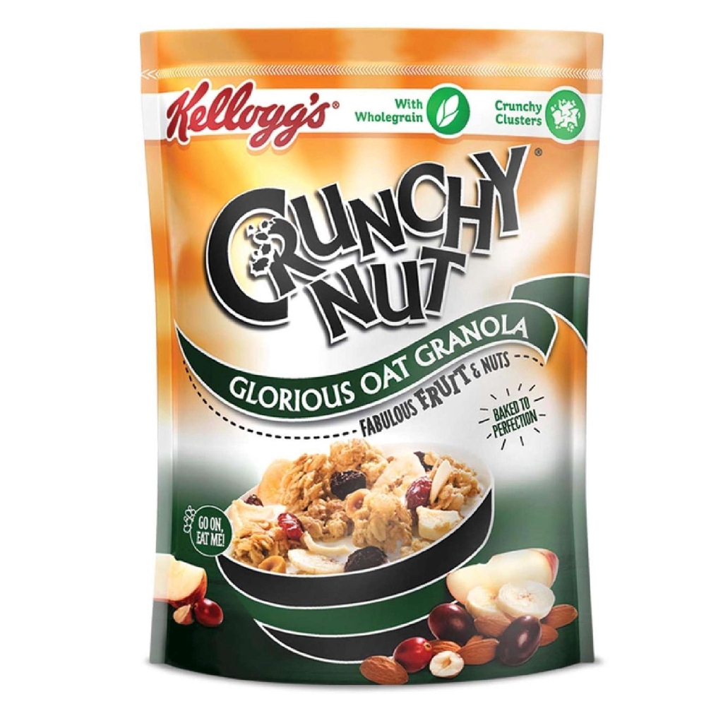 Kelloggs Crunchy Nut Oat Granola Fruit & Nut 380 G Shopee Singapore