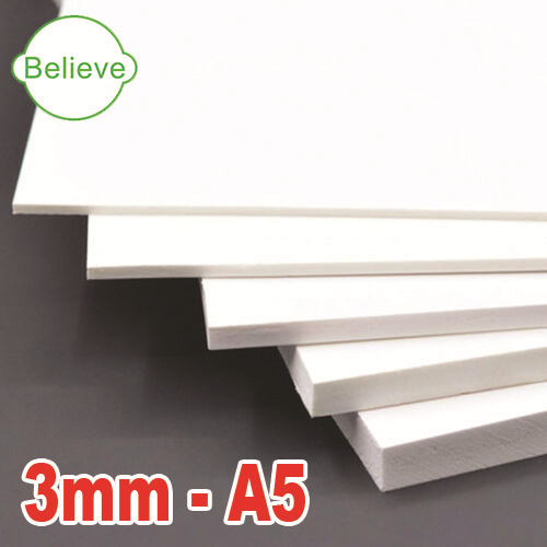 3mm/5mm Thickness White PVC Foam Board A4/A5 Size Foam Board Sheets