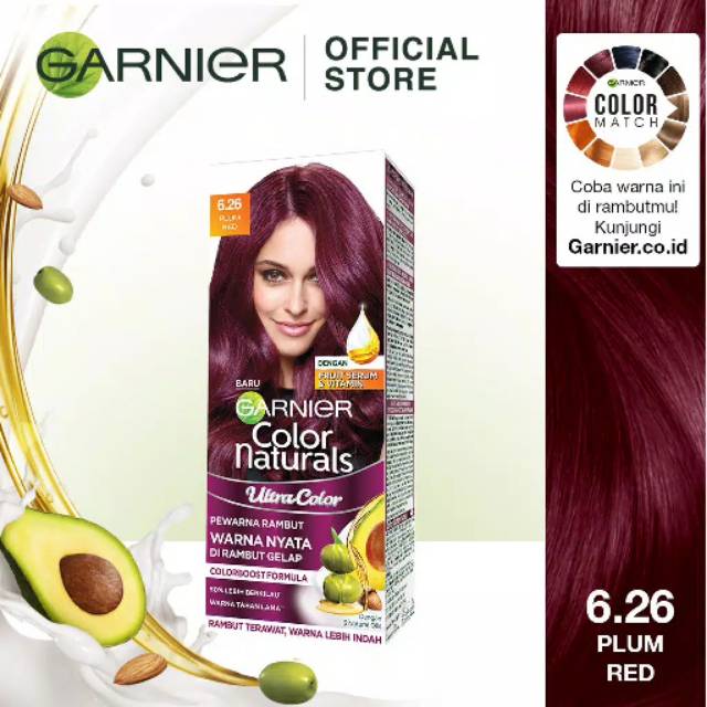 Garnier Ultra Color Hair Dye  Plum Red | Shopee Singapore