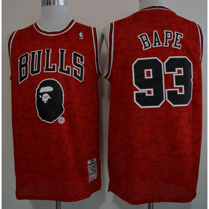 NBA basketball game Bape x Bull vintage 