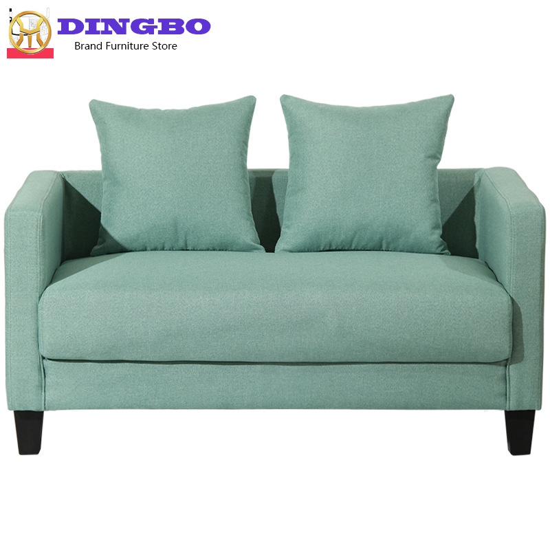 DINGBO Cloth Small Sofa Single Simple Modern Small Apartment Double