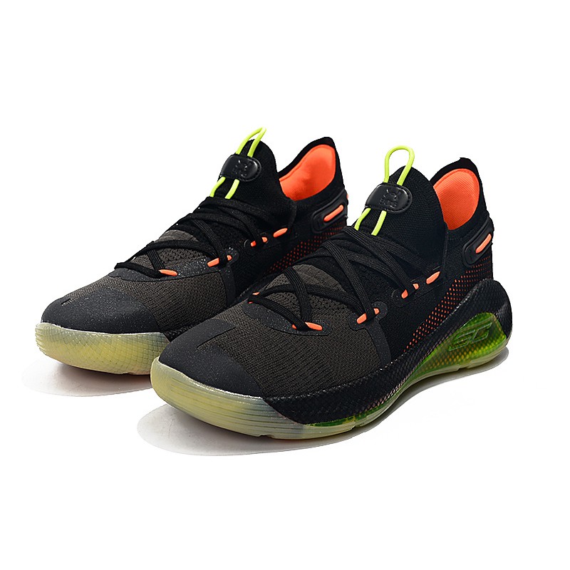 curry 6 orange and green