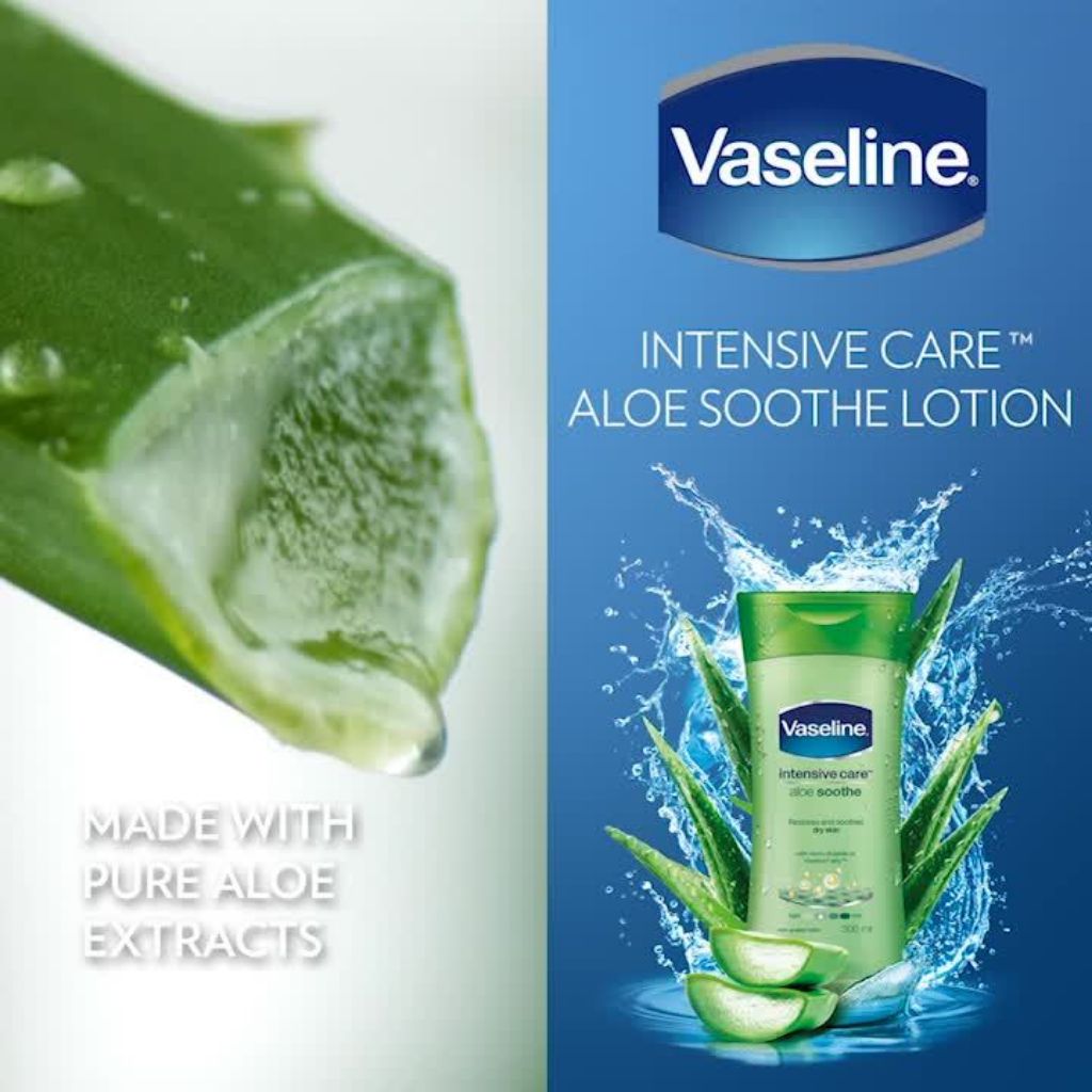 vaseline aloe soothe body lotion