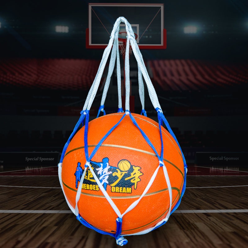 SKD1010 1Pc Portable Durable Nylon Mesh Basketball Bag,Football and