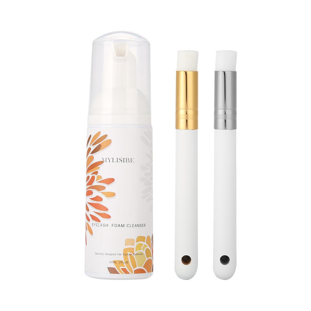 Professional Eyelash Cleaning Foam lashes Extension Foaming Cleanser Brush Kit Shopee Singapore