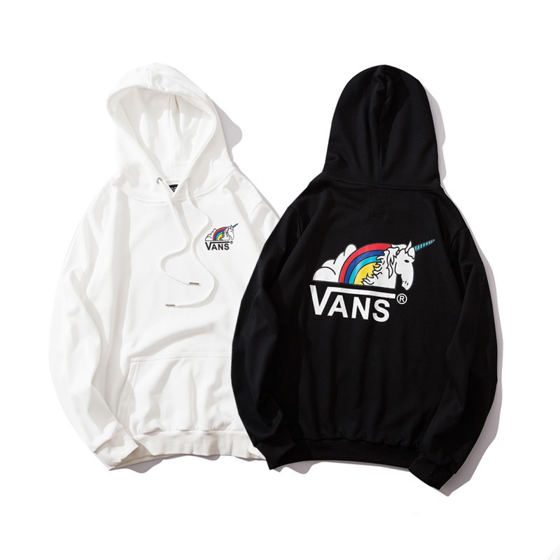 rainbow vans hoodie