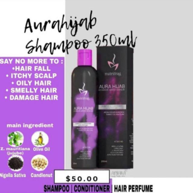 Aurahijab Shampoo Conditioner With Perfume 350ml Shopee