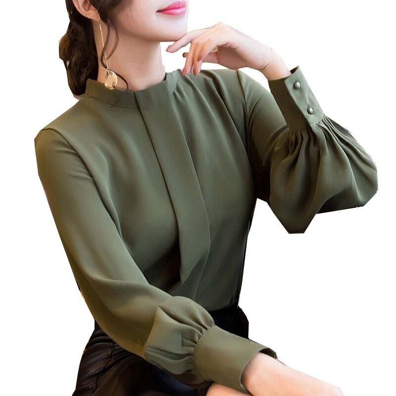 women's long sleeve mock turtleneck