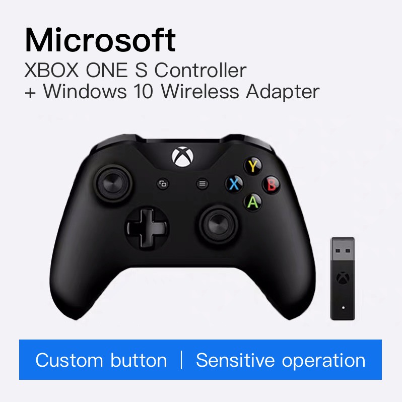 Microsoft Microsoft Xbox One S Gamepad Wireless Bluetooth Controller 3 5mm Pc Wireless Adapter New Edition Shopee Singapore