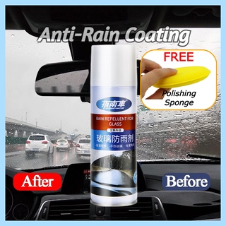 ✅ [SG] Anti-Rain Coating Spray/ Car Windscreen Window Shield Side Mirror Rain Repellent Spray 300ML