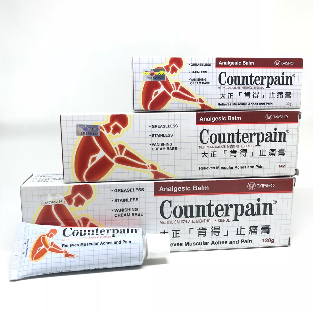 Counterpain Analgesic Balm 30g / 60g/ 120g | Shopee Singapore