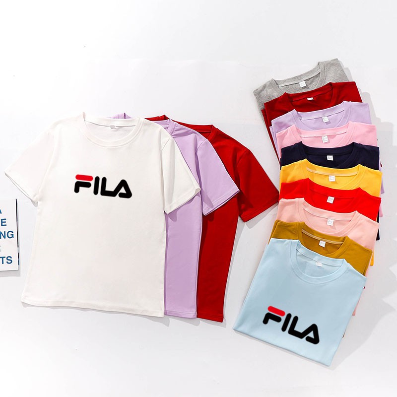 colorful fila shirt