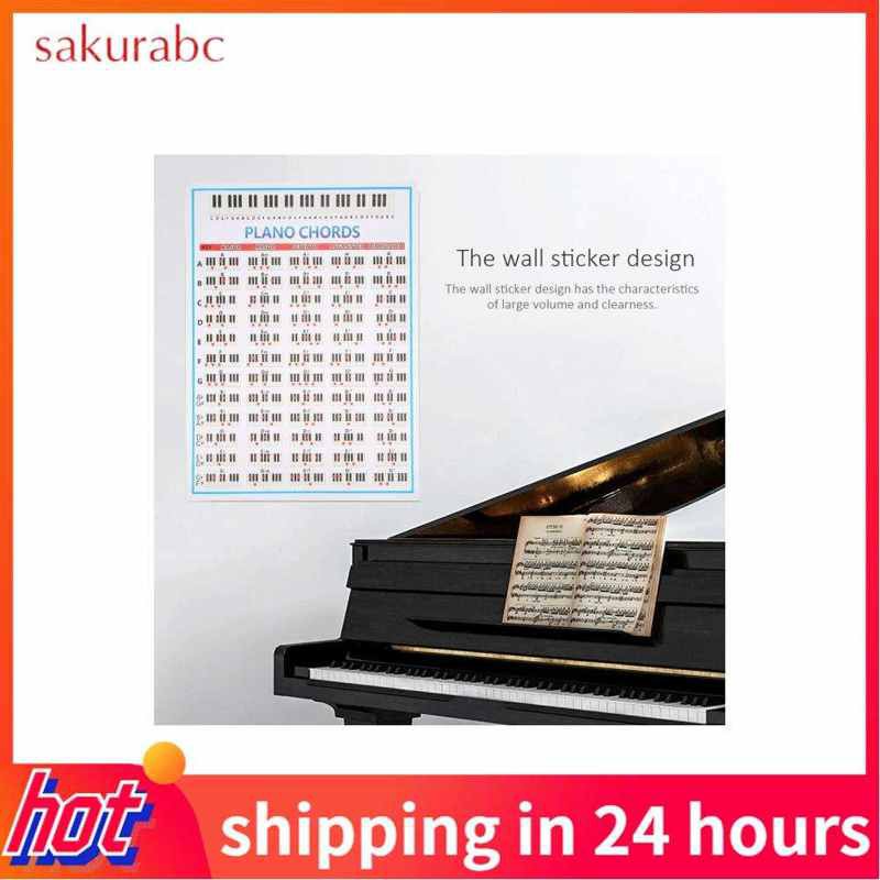 Sakurabc Piano Chords Tabs Diagram Beginner Finger Practice Musical Instrument Accessory Shopee Singapore