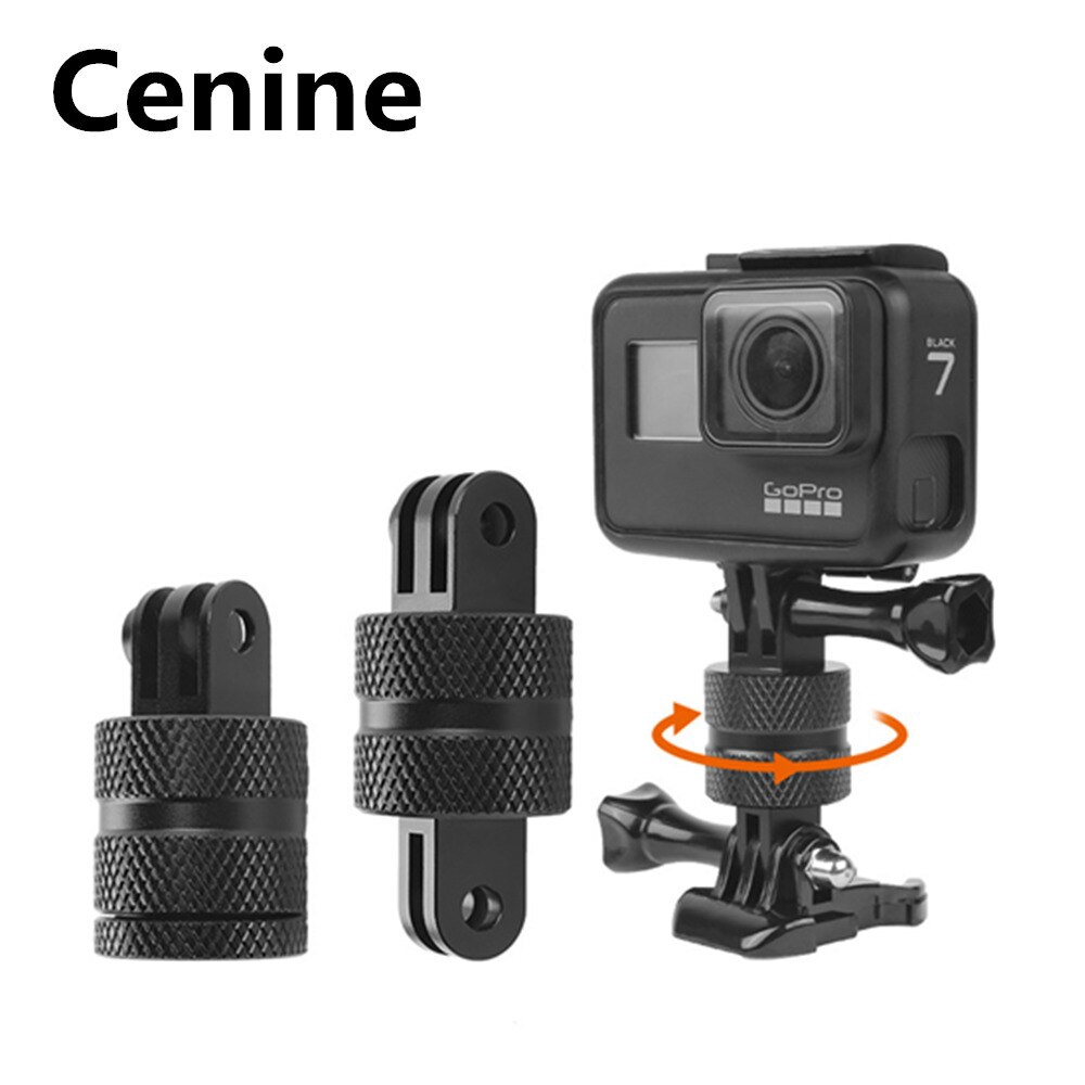 Go Pro 360 Degree Rotary Mount For Gopro Hero 9 8 7 6 5 Black Xiaomi Yi Tripod Connector Adapter Eken Camera Accessories Shopee Singapore