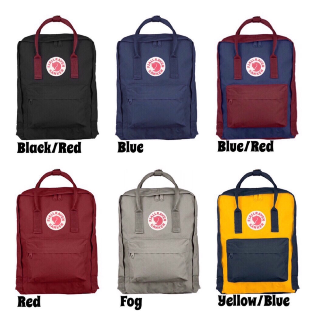 fjallraven kanken colores