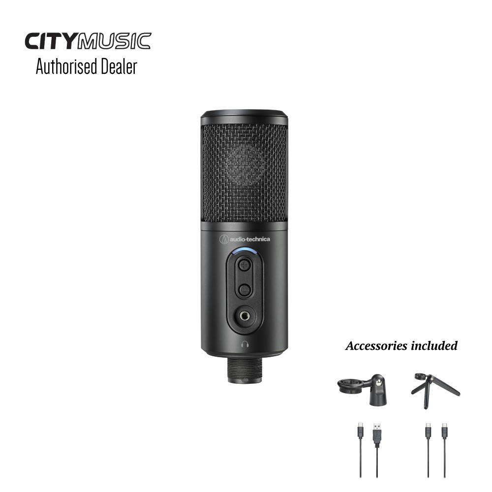 Audio Technica ATR2500xUSB Cardioid Condenser USB Microphone with