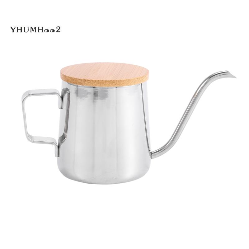 250Ml Stainless Steel Teapot Drip Coffee Pot Long Narrow Spout Coffee ...