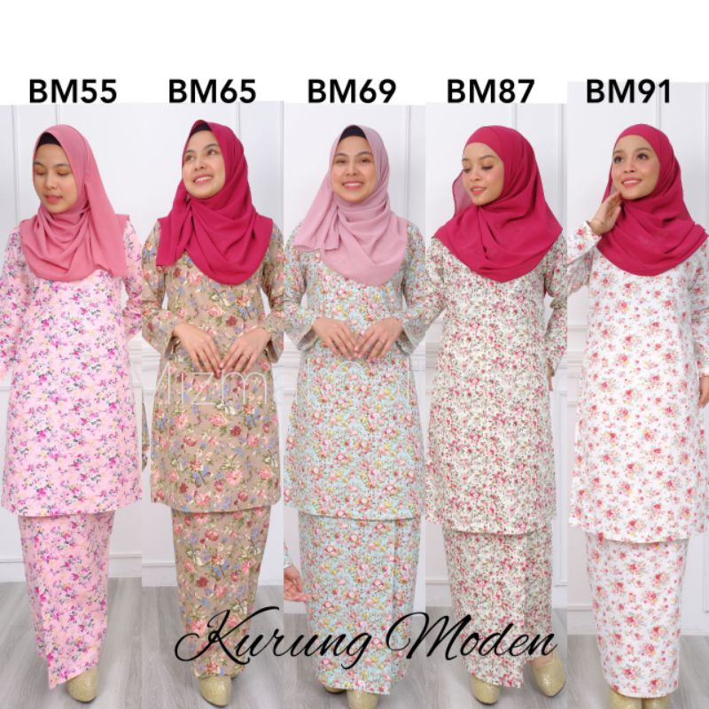  Kurung  Moden  Cotton  BM Baju  Kurung  Cotton  English 